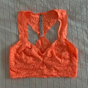 Free People Lacey Racerback Bralette - Orange